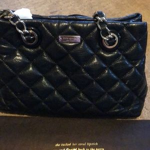 Kate Spade Black Quilted Emerson Place Allis Bag